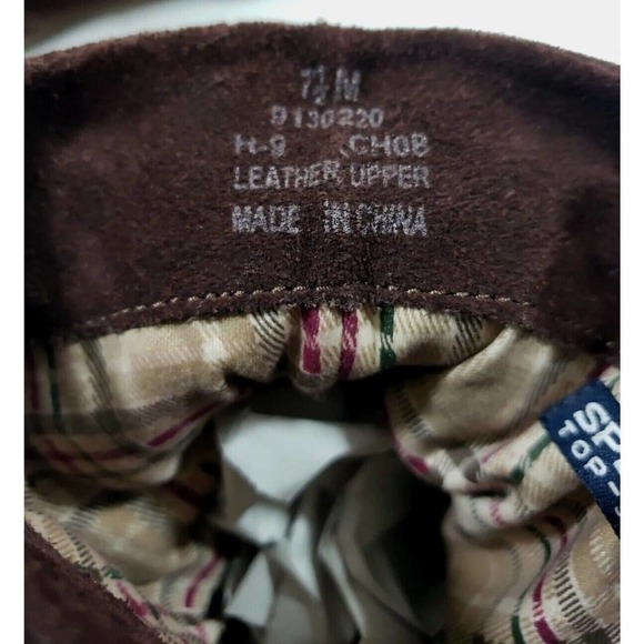 SPERRY Top Sider Boots Women's Size 7.5M LEATHER Upper Chocolate Brown. - Picture 3 of 15